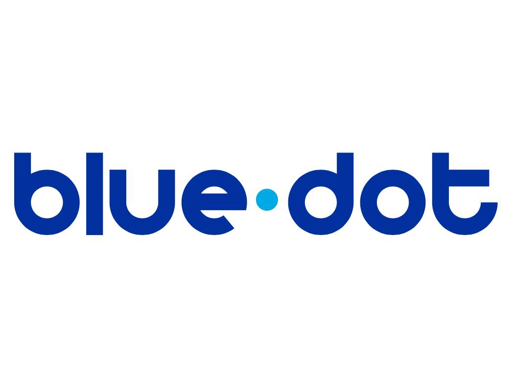 blue dot emblem